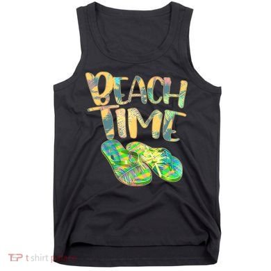 Beach Time Flip Flops Summer Fun Tank Top