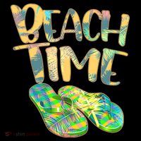 Beach Time Flip Flops Summer Fun Women's T-Shirt thumb 6