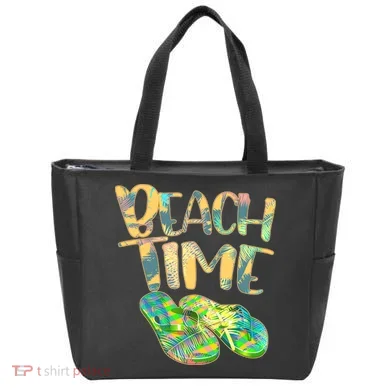 Beach Time Flip Flops Summer Fun Tote Bag