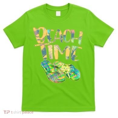 Beach Time Flip Flops Summer Fun T-Shirt