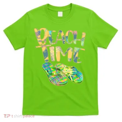 Beach Time Flip Flops Summer Fun T-Shirt