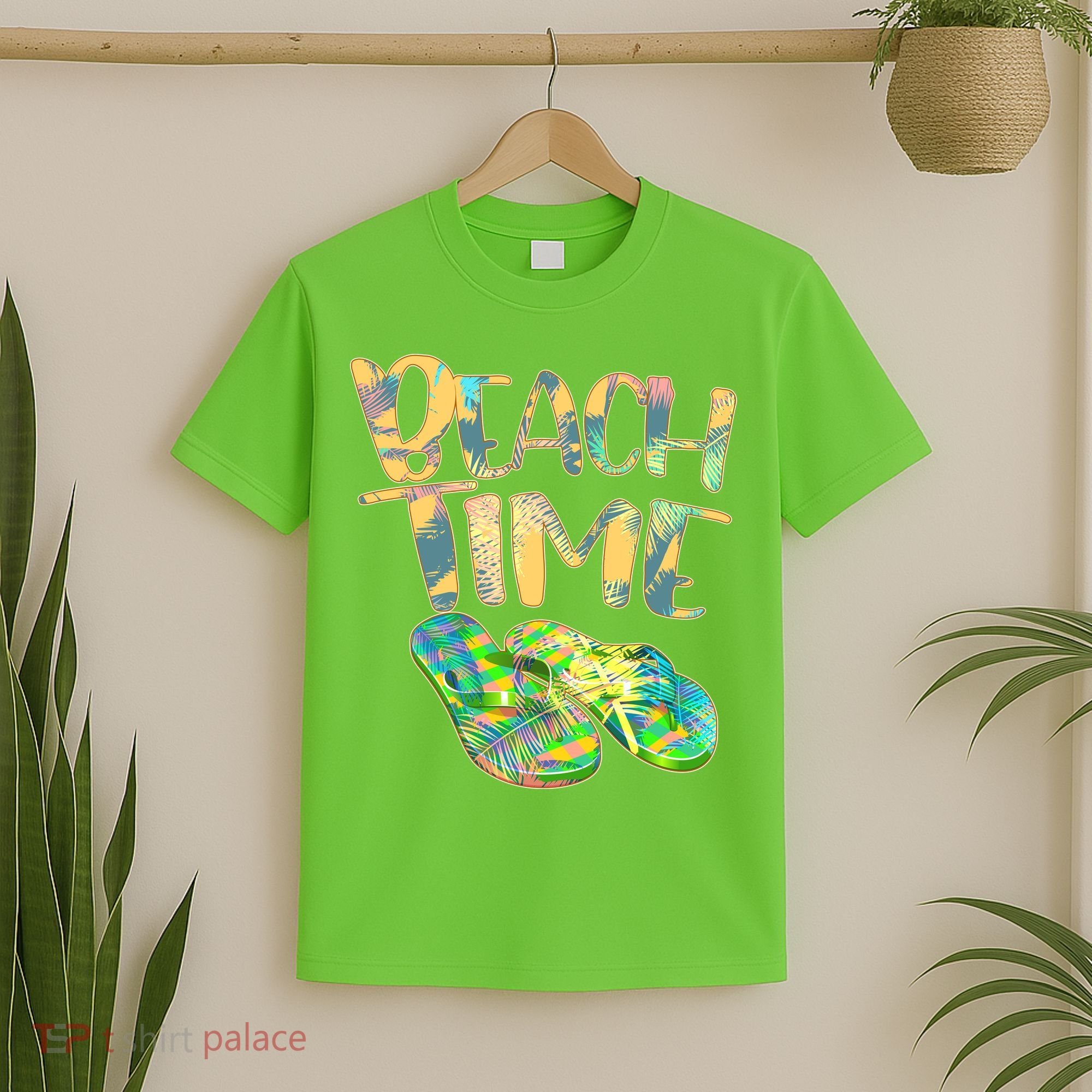 Beach Time Flip Flops Summer Fun T-Shirt