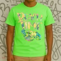 Beach Time Flip Flops Summer Fun T-Shirt thumb 3