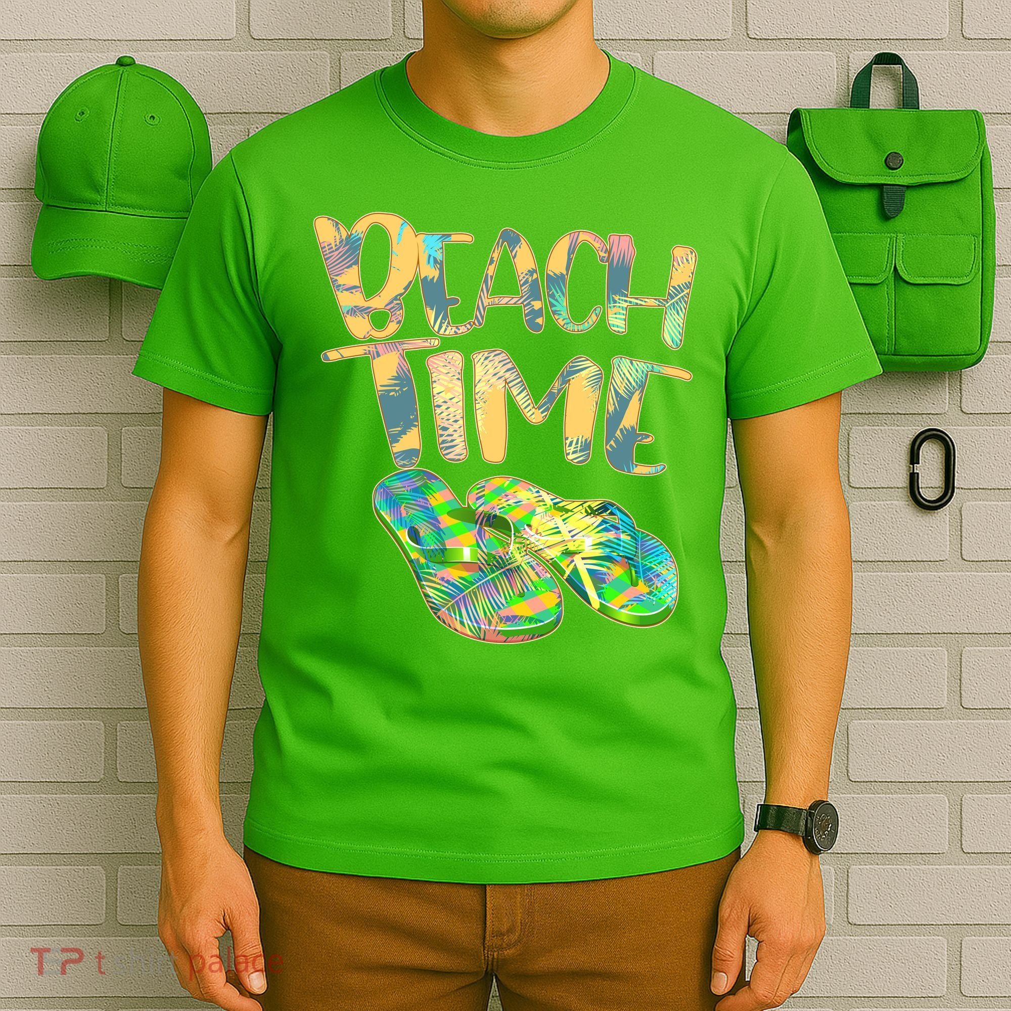 Beach Time Flip Flops Summer Fun T-Shirt