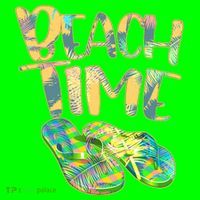 Beach Time Flip Flops Summer Fun Coaster thumb 2