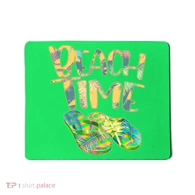 Beach Time Flip Flops Summer Fun Mousepad