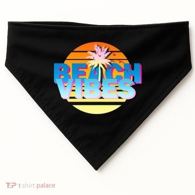 Beach Vibes USA-Made Doggie Bandana