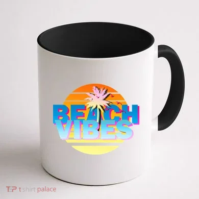 Beach Vibes Coffee Mug back