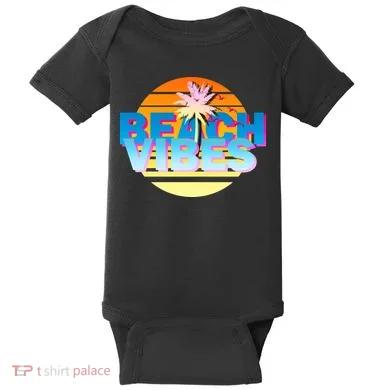 Beach Vibes Baby Bodysuit