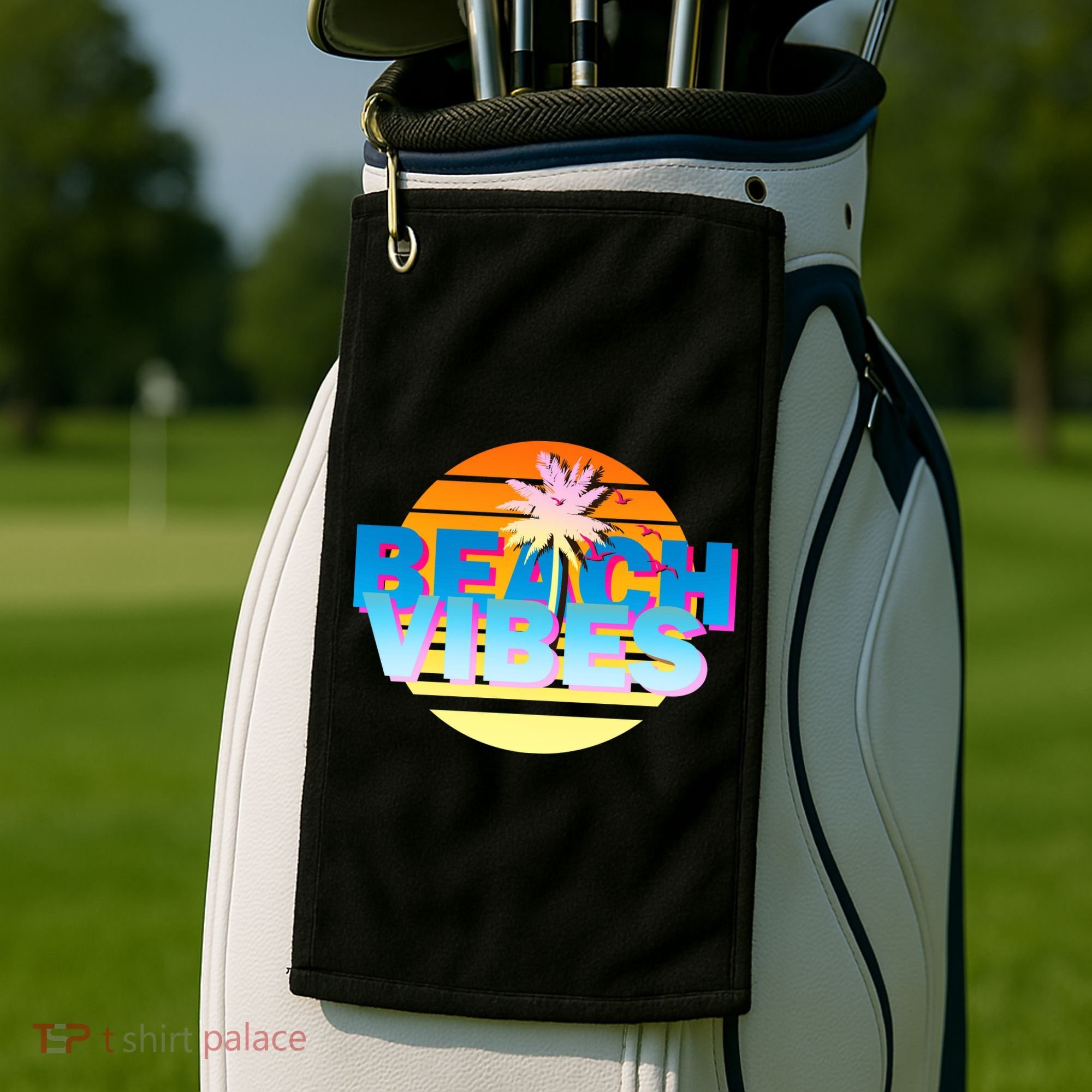 Beach Vibes Golf Towel