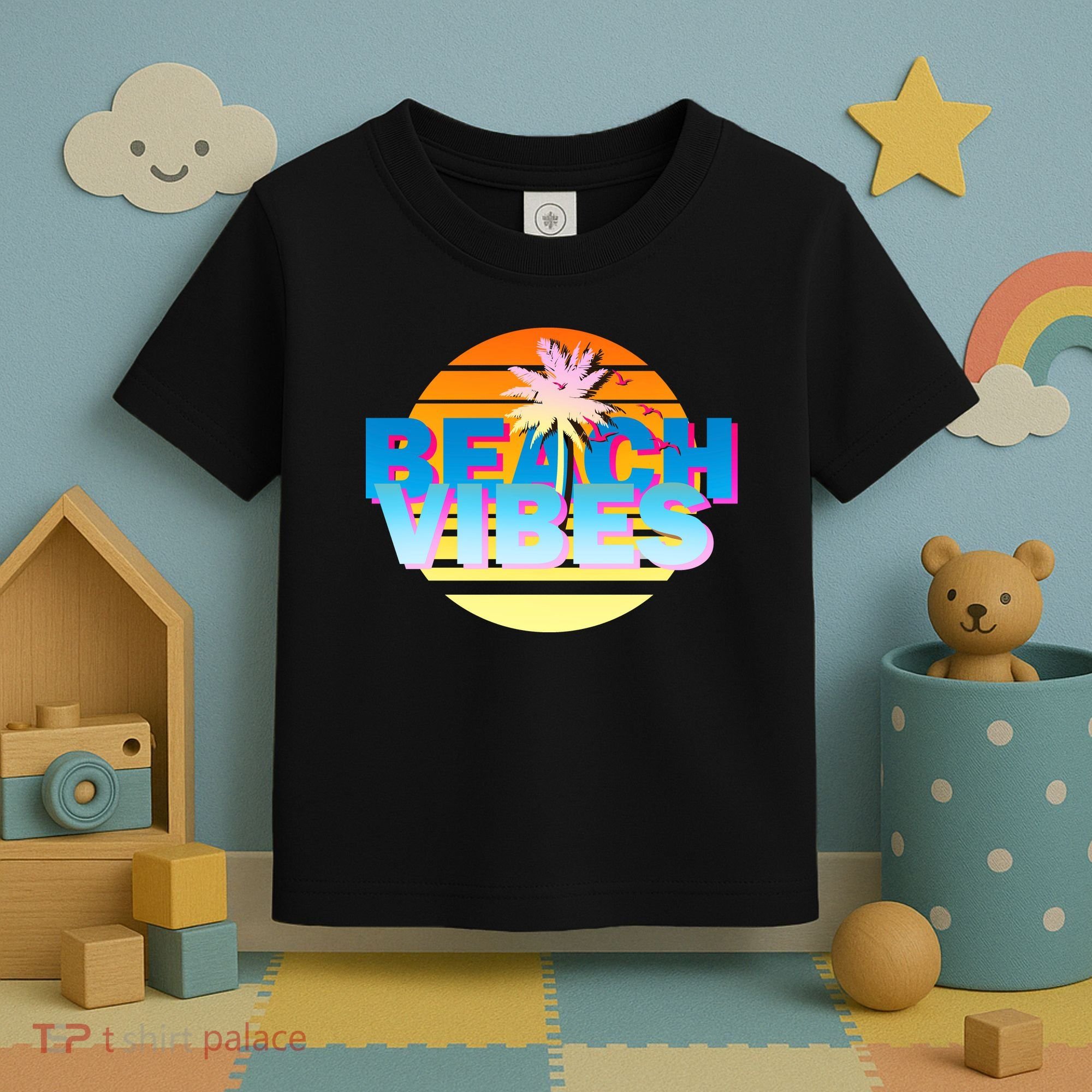 Beach Vibes Toddler T-Shirt