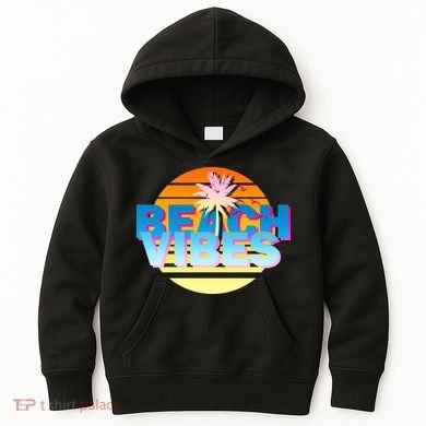 Beach Vibes Kids Hoodie