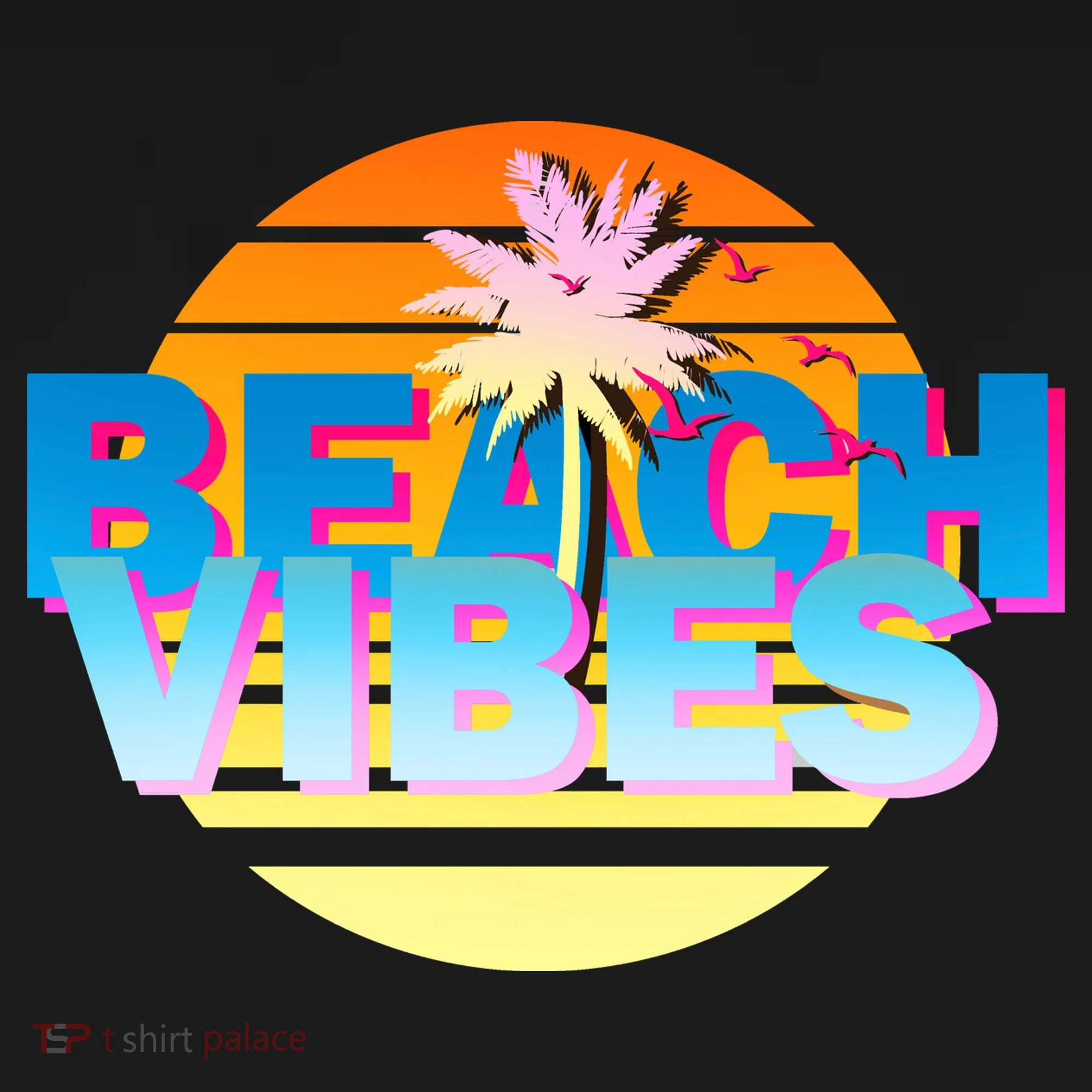 Beach Vibes Kids Long Sleeve Shirt