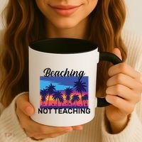 Beaching Not Teaching Coffee Mug thumb 3