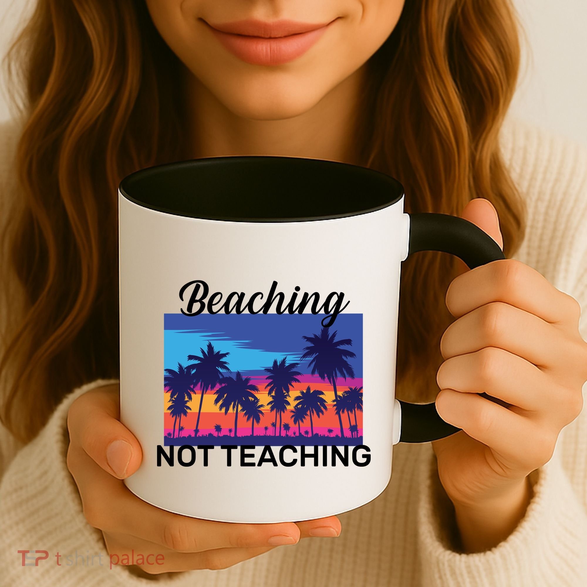 Beaching Not Teaching Coffee Mug