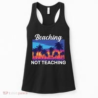 Beaching Not Teaching Women's Tank Top thumb 0