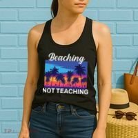Beaching Not Teaching Women's Tank Top thumb 2