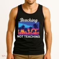 Beaching Not Teaching Tank Top thumb 3