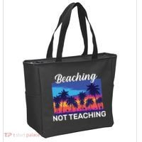 Beaching Not Teaching Tote Bag thumb 2
