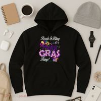 Beads & Bling It's A Mardi Gras Thing Hoodie thumb 3