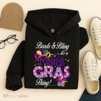Beads & Bling It's A Mardi Gras Thing Hoodie thumb 4