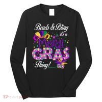 Beads & Bling It's A Mardi Gras Thing Long Sleeve Shirt thumb 0