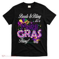 Beads & Bling It's A Mardi Gras Thing T-Shirt thumb 0