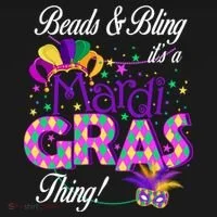 Beads & Bling It's A Mardi Gras Thing Bucket Hat thumb 4