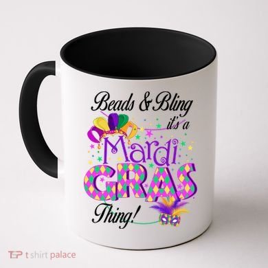 Beads & Bling It's A Mardi Gras Thing Coffee Mug