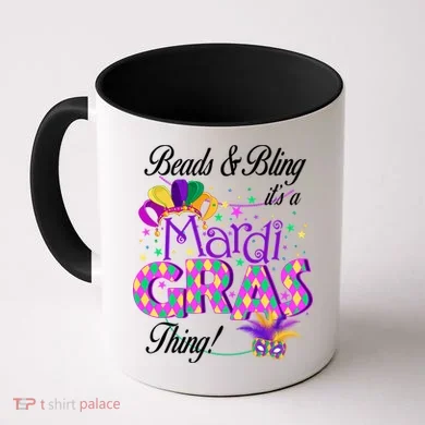 Beads & Bling It's A Mardi Gras Thing Coffee Mug