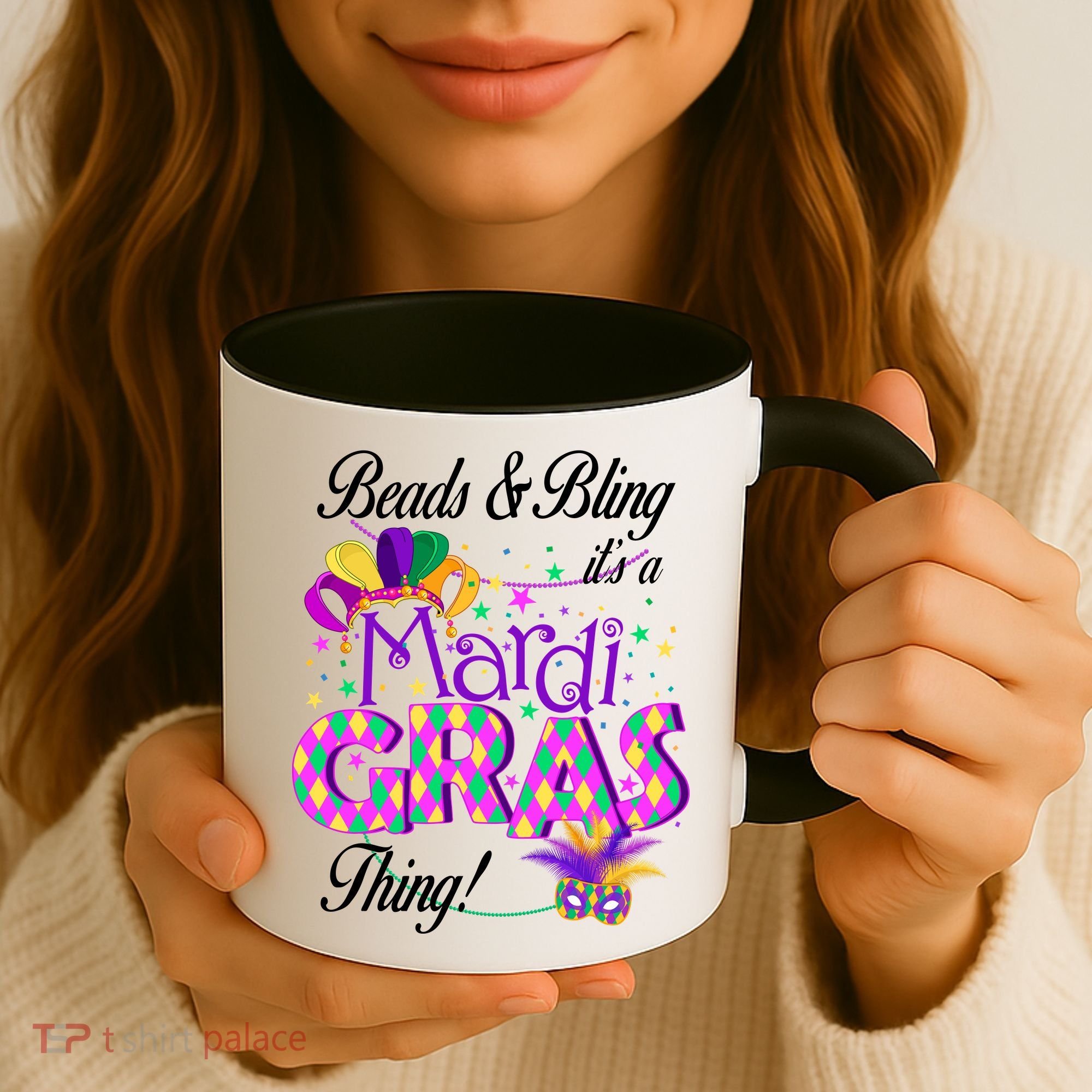 Beads & Bling It's A Mardi Gras Thing Coffee Mug