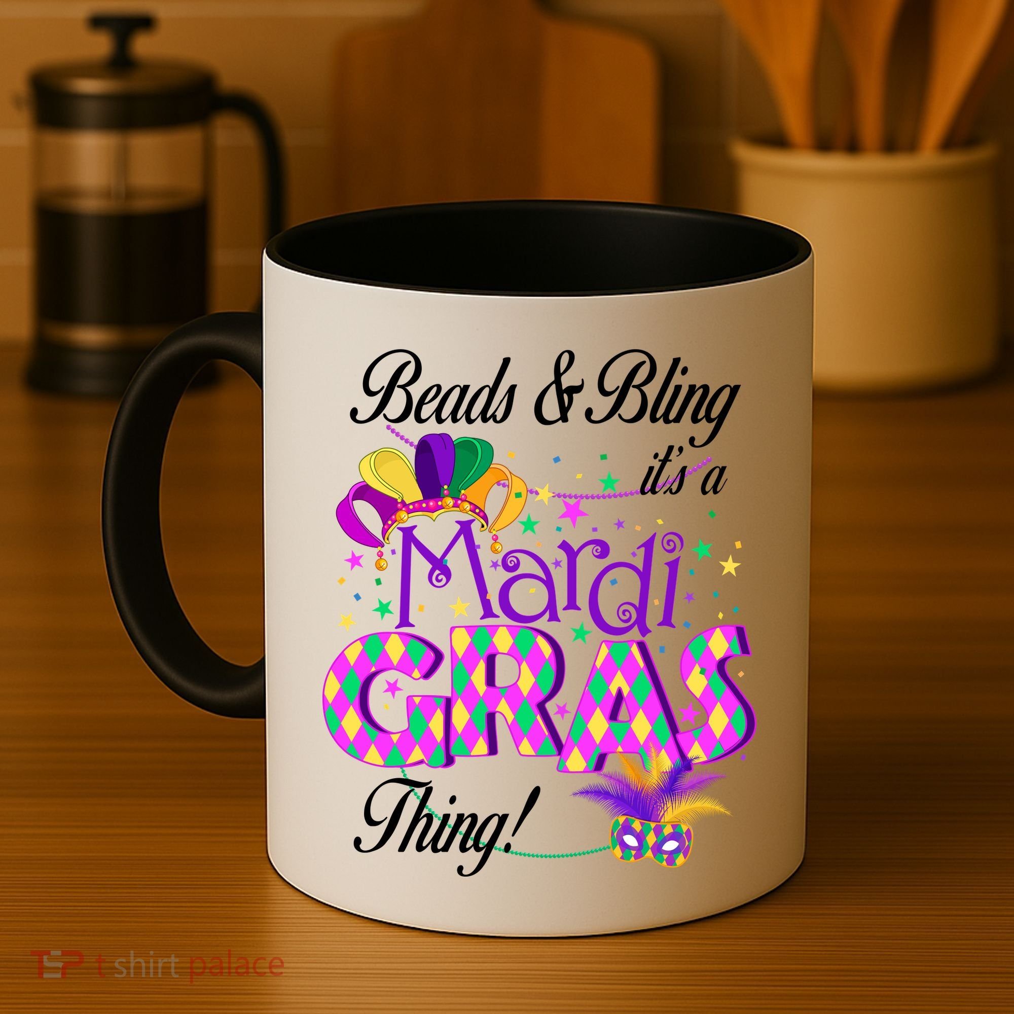 Beads & Bling It's A Mardi Gras Thing Coffee Mug