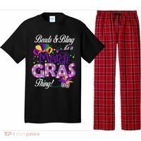 Beads & Bling It's A Mardi Gras Thing Pajama Set thumb 0