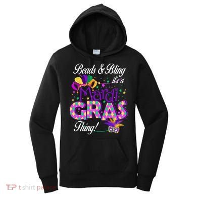 Beads & Bling It's A Mardi Gras Thing Women's Hoodie