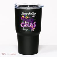 Beads & Bling It's A Mardi Gras Thing Tumbler thumb 0