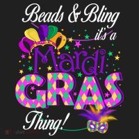 Beads & Bling It's A Mardi Gras Thing Tumbler thumb 3