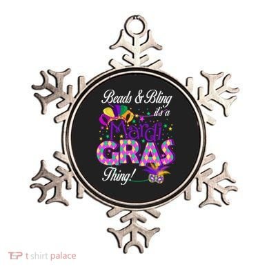 Beads & Bling It's A Mardi Gras Thing Ornament