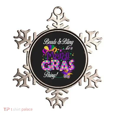 Beads & Bling It's A Mardi Gras Thing Ornament