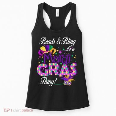 Beads & Bling It's A Mardi Gras Thing Women's Tank Top