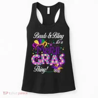 Beads & Bling It's A Mardi Gras Thing Women's Tank Top thumb 0