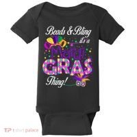 Beads & Bling It's A Mardi Gras Thing Baby Bodysuit thumb 0