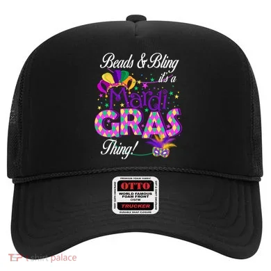 Beads & Bling It's A Mardi Gras Thing Hat