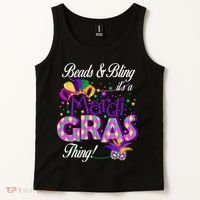 Beads & Bling It's A Mardi Gras Thing Tank Top thumb 2