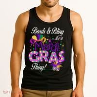 Beads & Bling It's A Mardi Gras Thing Tank Top thumb 3