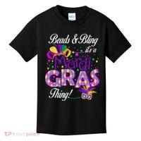 Beads & Bling It's A Mardi Gras Thing Kids T-Shirt thumb 0