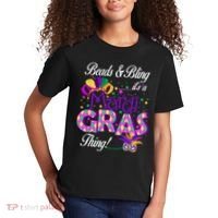Beads & Bling It's A Mardi Gras Thing Kids T-Shirt thumb 2