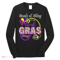 Beads and Bling it's a Mardi Gras Thing Long Sleeve Shirt thumb 0