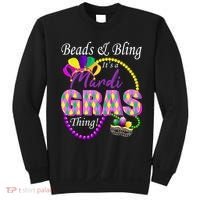 Beads and Bling it's a Mardi Gras Thing Sweatshirt thumb 0