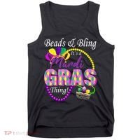 Beads and Bling it's a Mardi Gras Thing Tank Top thumb 0