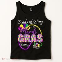 Beads and Bling it's a Mardi Gras Thing Tank Top thumb 2